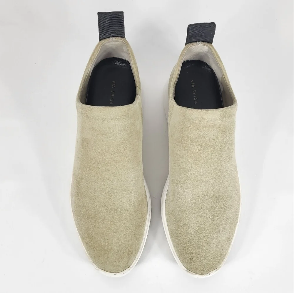 Via Spiga Marlow Suede Sneakers #580 Size 8.5M